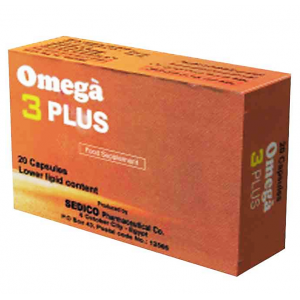 Omega - 3 plus ( fish oil 1000 mg + wheat germ oil 100 mg ) 30 capsules